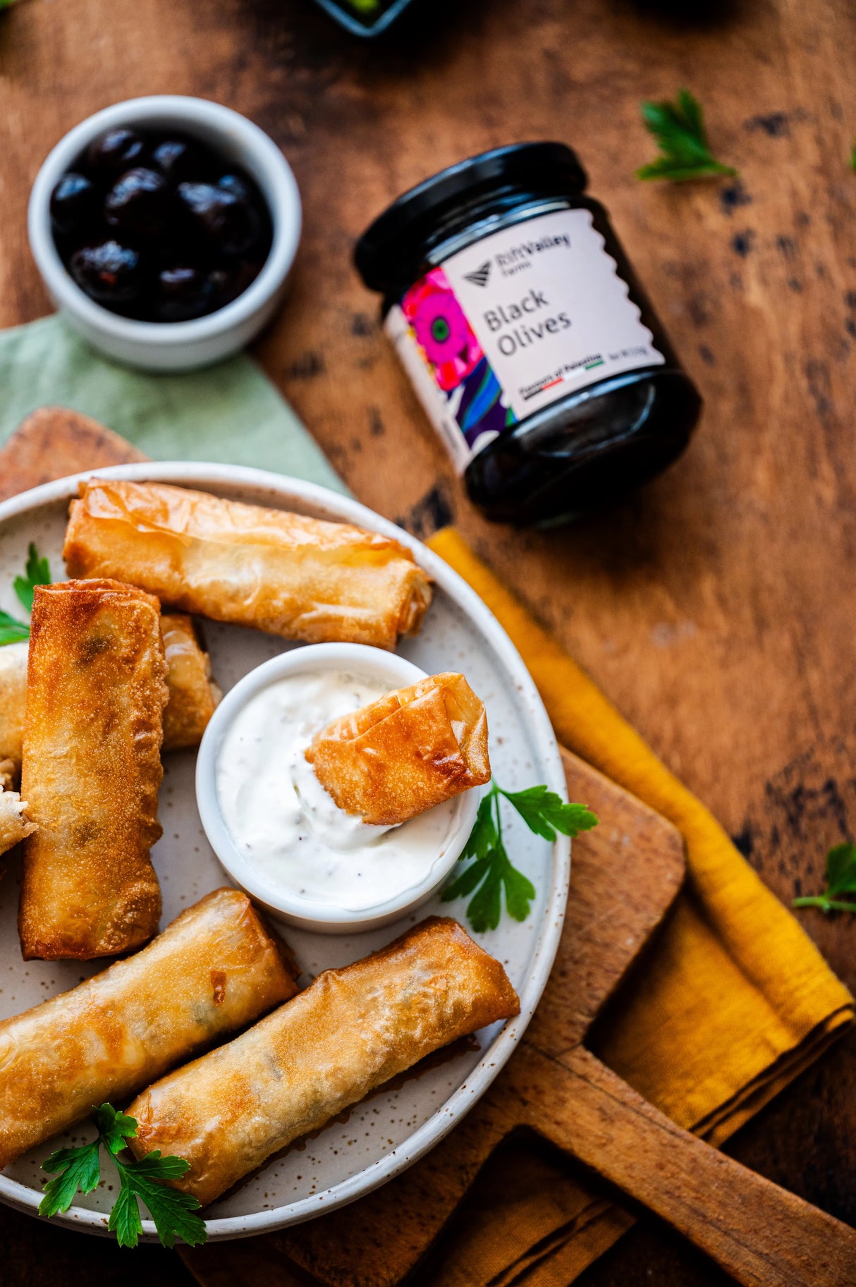 Schwarze Oliven aus Palästina 150g