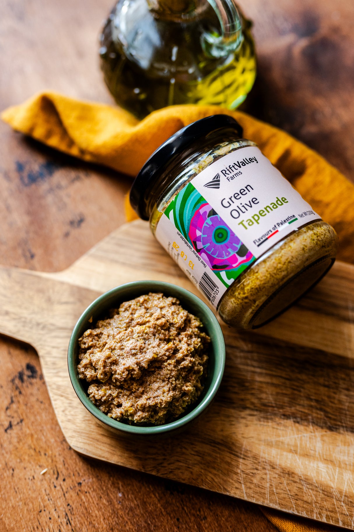 Grüne Oliven Tapenade aus Palästina 200g