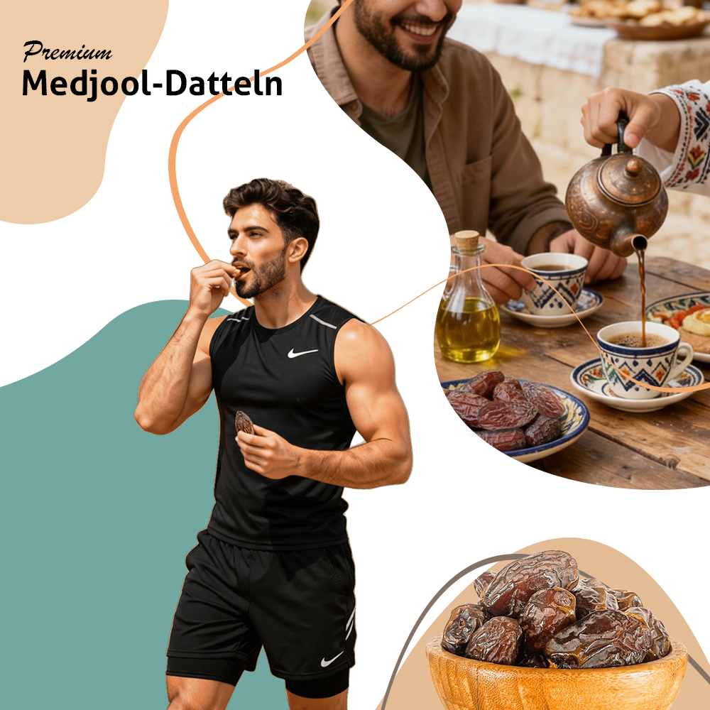 Palästinensiche Medjool Datteln Premium Jumbo 1KG - Rift Valley Farms - Ernte 2026