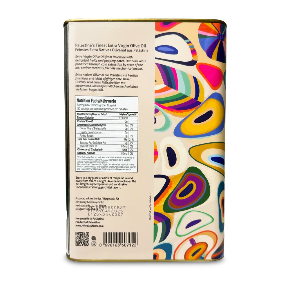 Extra Natives Olivenöl aus Palästina Aktuelle Ernte