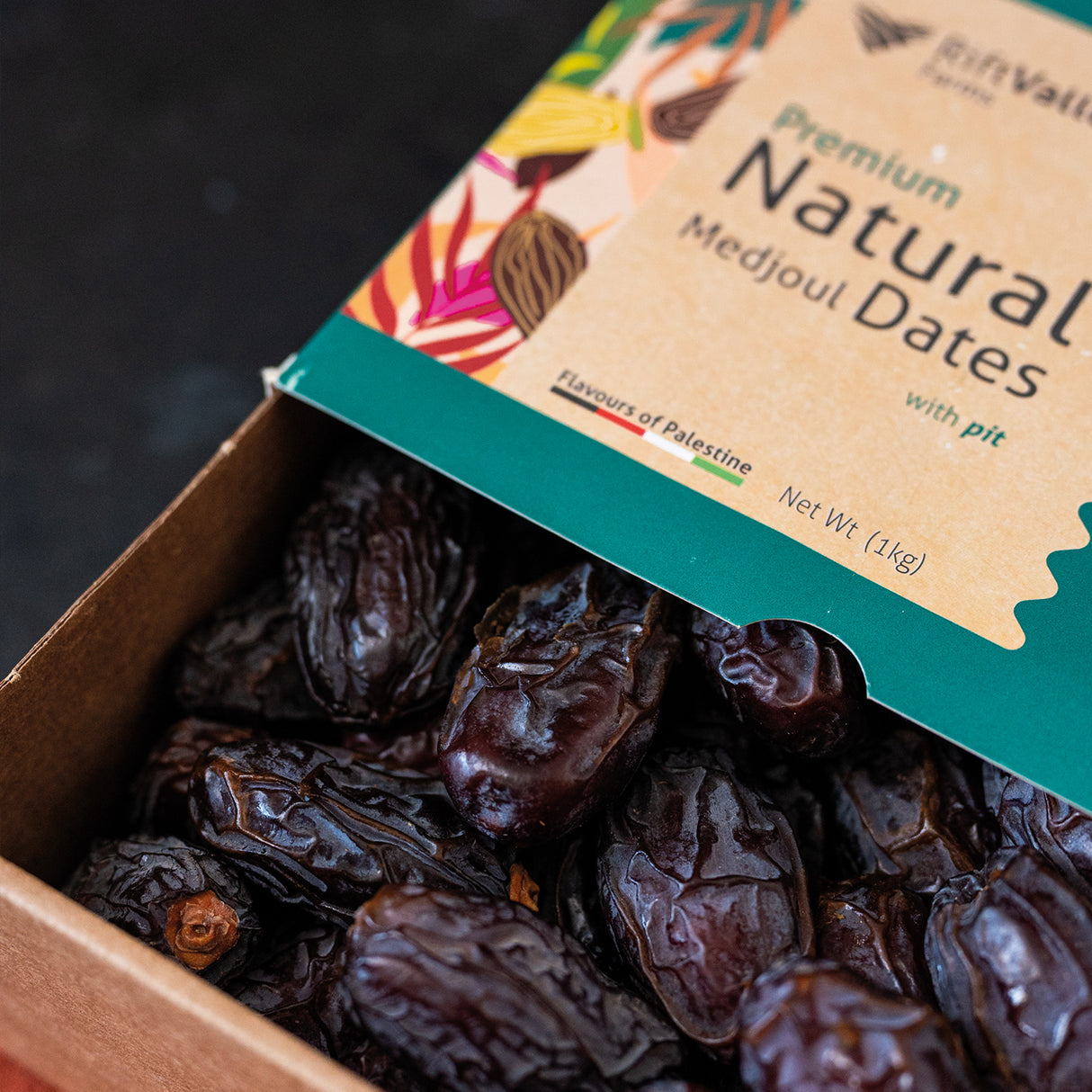 Palästinensiche Medjool Datteln Premium Jumbo 1KG - Rift Valley Farms - Ernte 2026