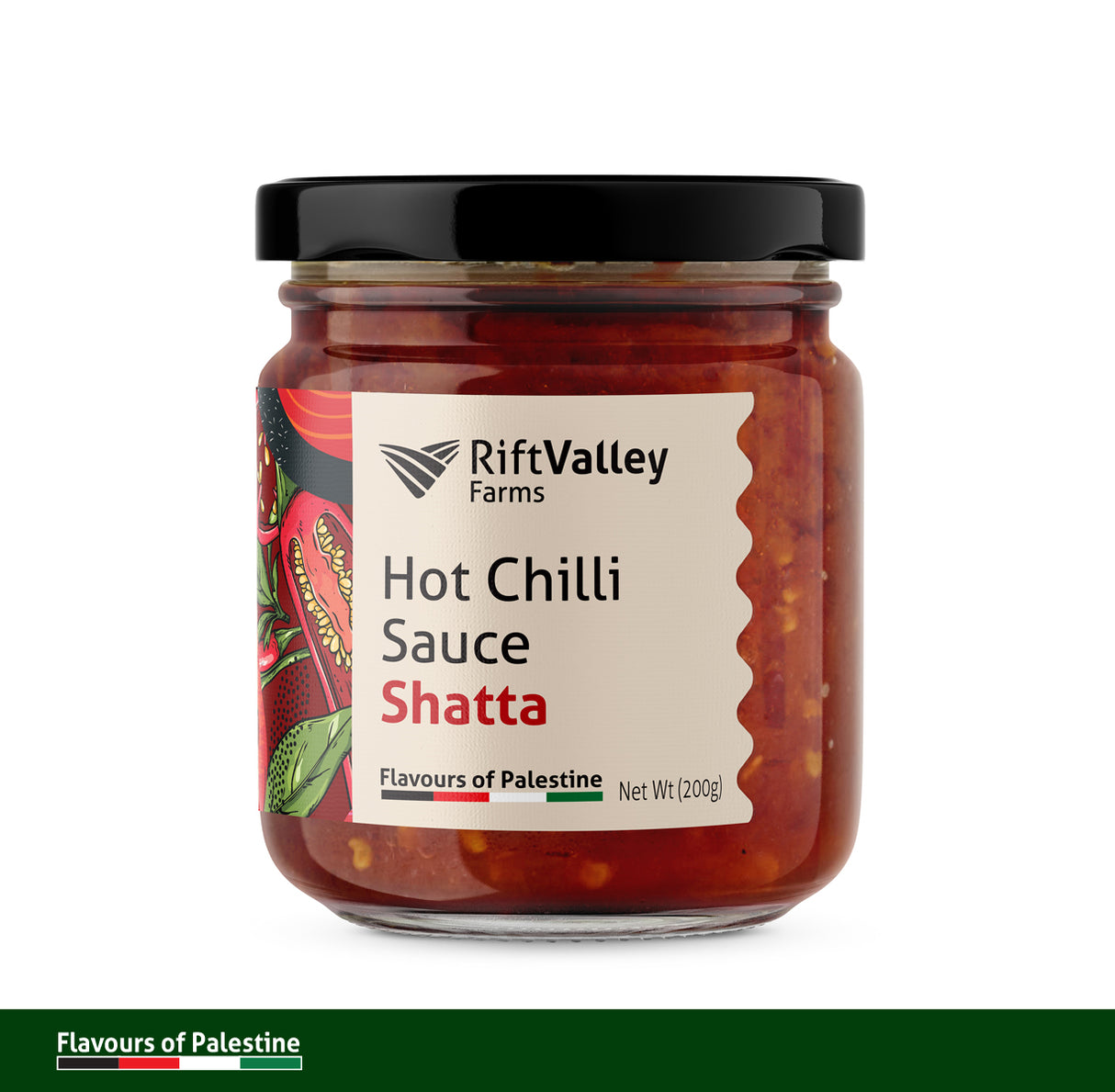 Shatta - Chillisauce aus Palästina 150g - Rift Valley Farms