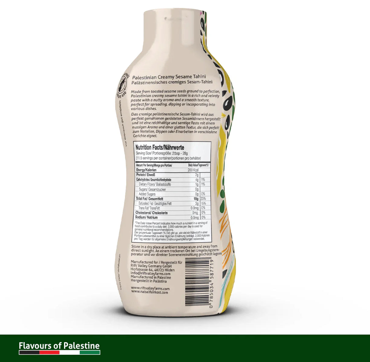 Sesam Tahini aus Palästina - Rift Valley Farms