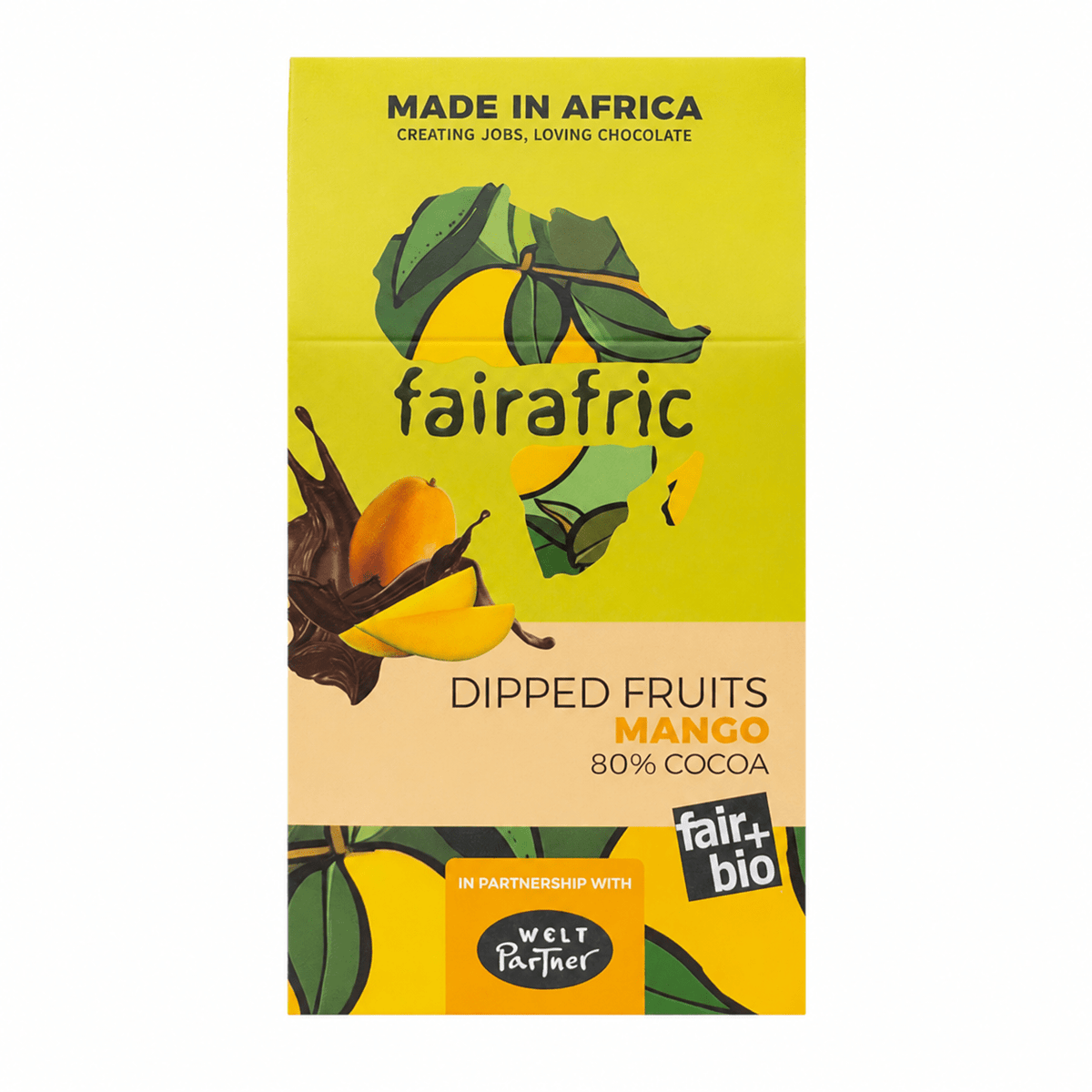 fairafric Dipped Fruits Mango, bio & vegan – 100 g – product view 1