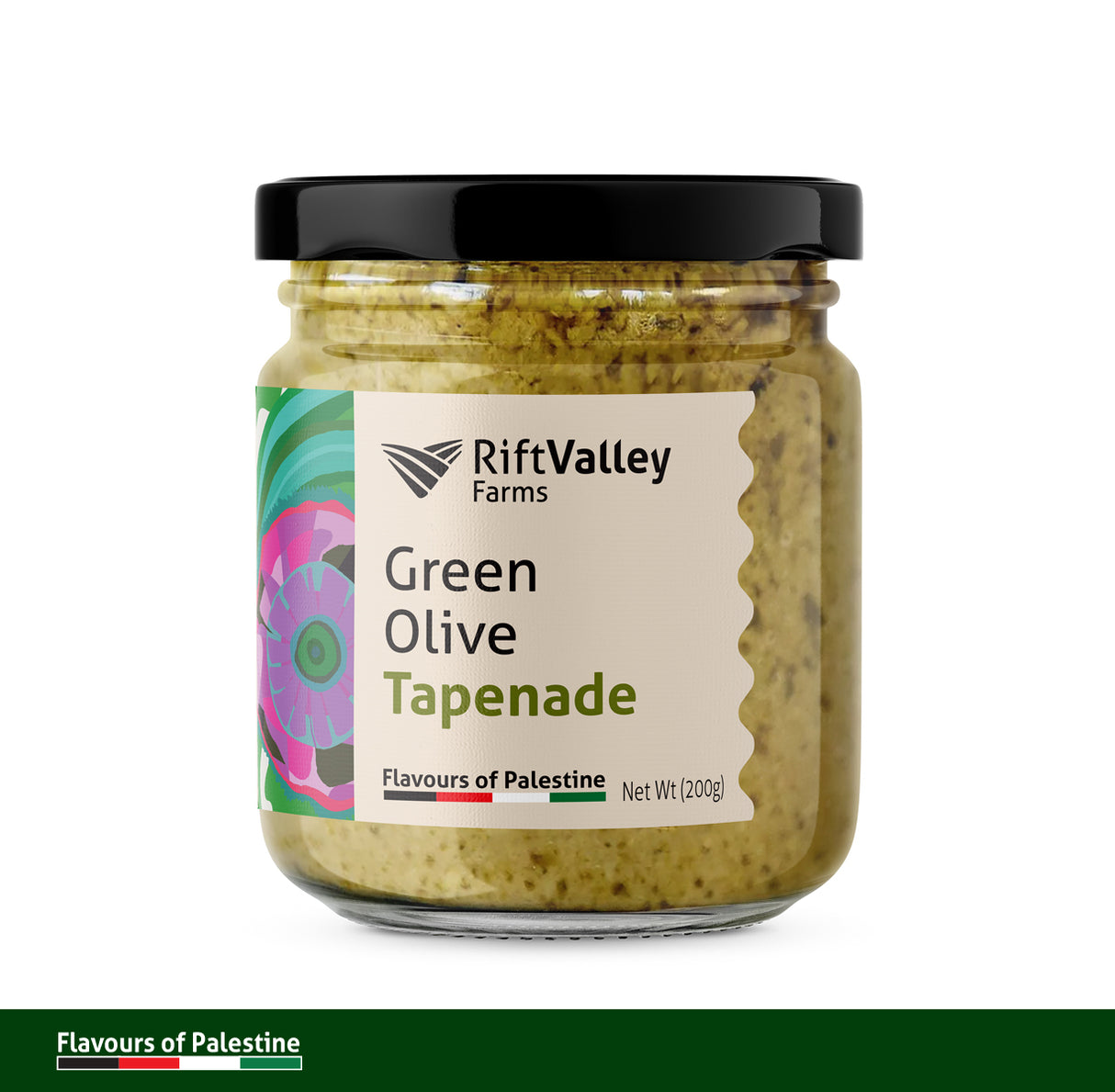 Grüne Oliven Tapenade aus Palästina 200g