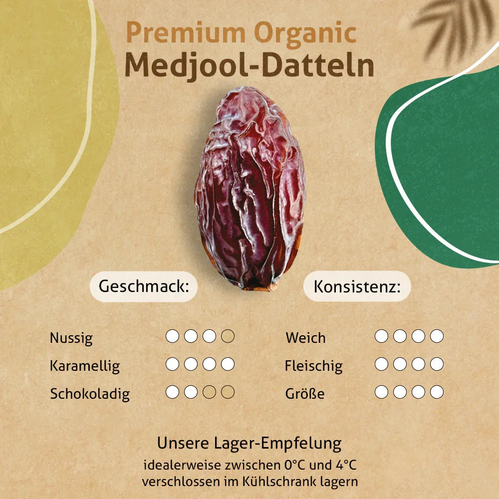 Premium Bio Medjool Datteln Jumbo 5KG - Rift Valley Farms EU