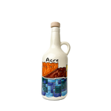 Handgemalte Keramik-Olivenölflasche aus Hebron – Limitierte Kunstedition mit Stadtmotiven aus Palästina