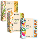Palästina Spar-Set: Freekeh, Maftoul & Mandeln 20 % günstiger