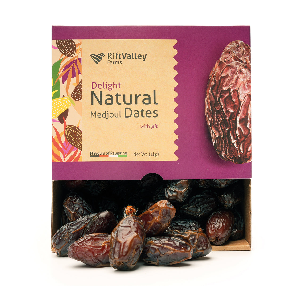 Palästinensiche Medjool Datteln Delight 1KG - Rift Valley Farms