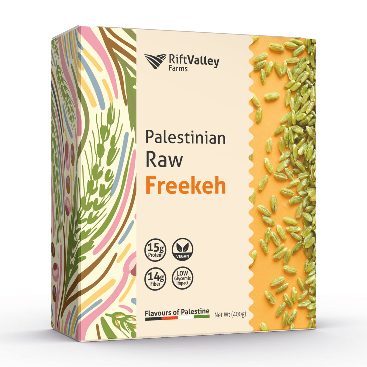 Freekeh aus Palästina – Traditionelles Superfood mit rauchigem Aroma 400G