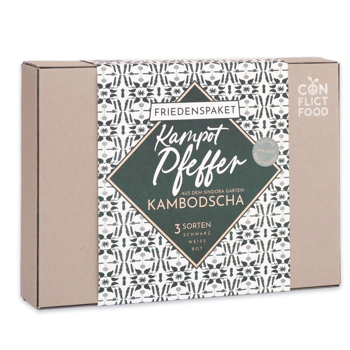 Geschenkpaket: Kampot Pfeffer 3 Sorten