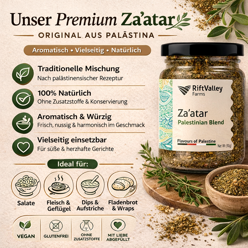 Rift Valley Farms Zaatar aus Palästina