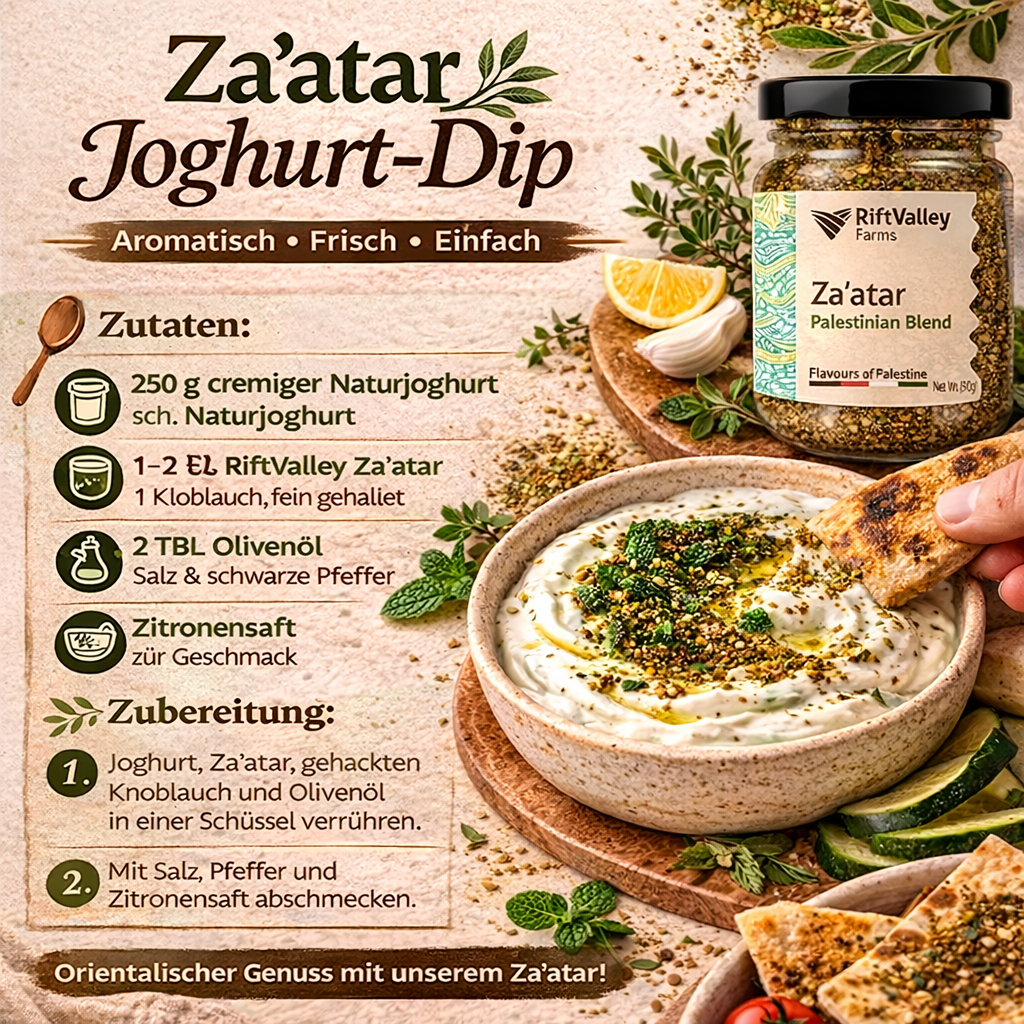 Rift Valley Farms Zaatar aus Palästina