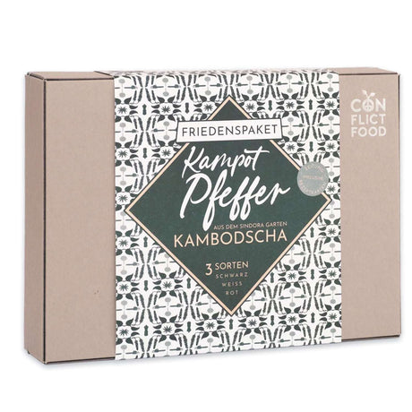 Geschenkpaket: Kampot Pfeffer 3 Sorten - Rift Valley Farms EU