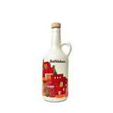 Handgemalte Keramik-Olivenölflasche + 500 ml Olivenöl - Rift Valley Farms EU