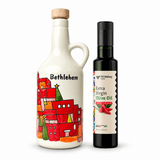 Handgemalte Keramik-Olivenölflasche (Chili-Olivenöl gratis) – Produktansicht 2
