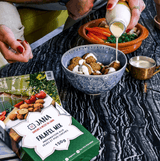 JANA Mezzé – Falafel Mix – Zubereitung mit Saubohnen und Kichererbsen – 150g – Fertigmischung – product view 3