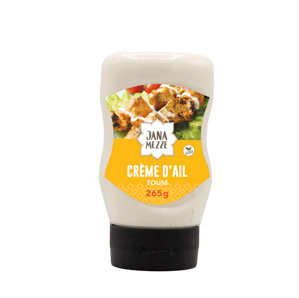 JANA Mezze – Libanesische Knoblauchcreme – Toum – 265 g – Quetschsauce – product view 1