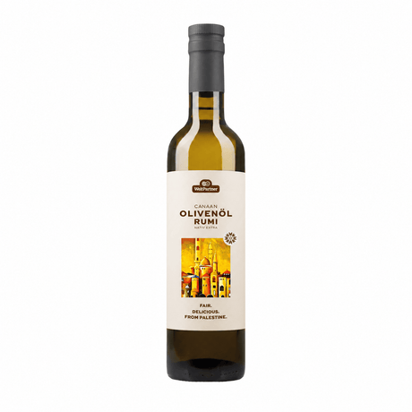 Olivenöl Rumi aus Palästina, nativ extra – 500 ml - Rift Valley Farms EU