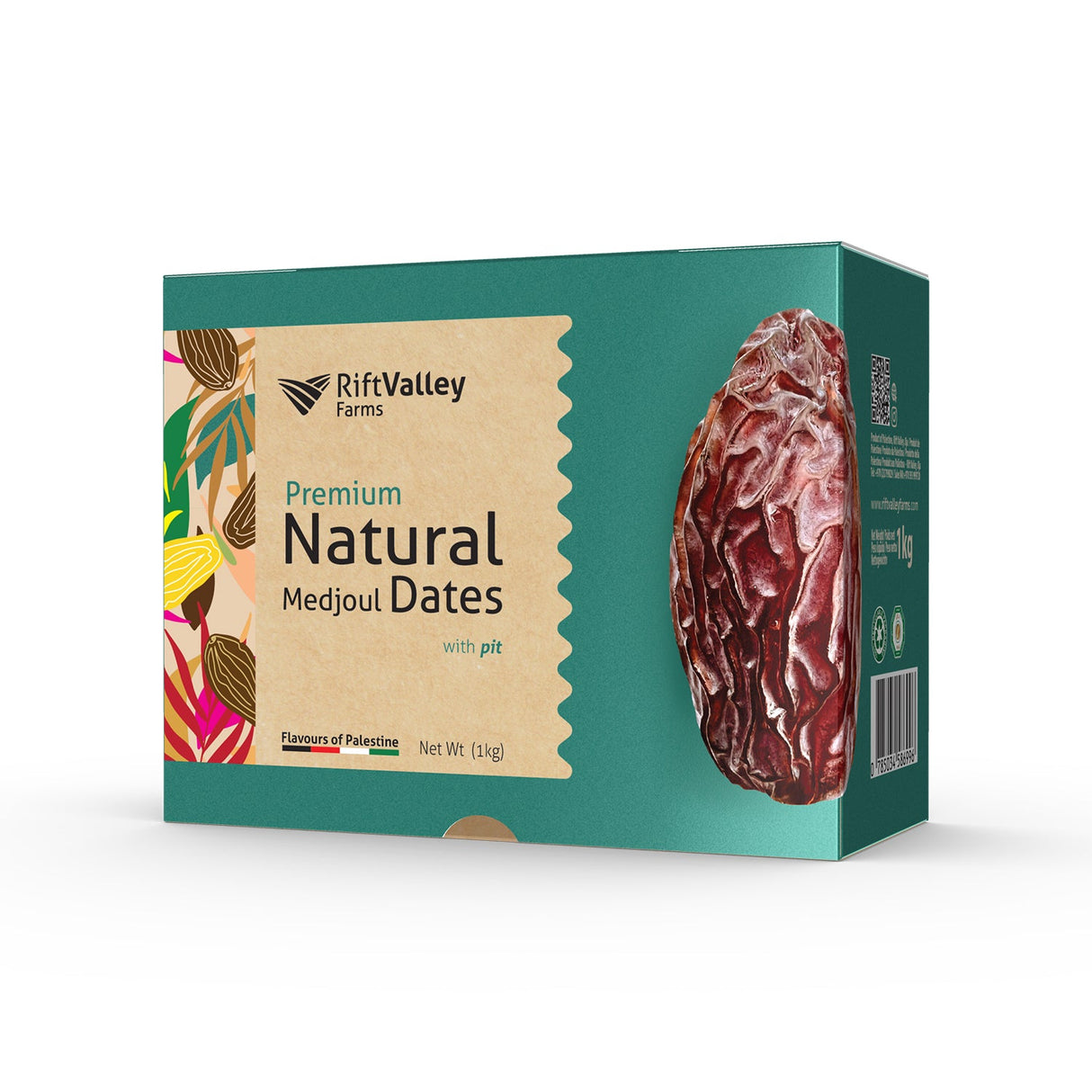 Palästina Medjool Datteln Premium Jumbo 1KG - Rift Valley Farms EU