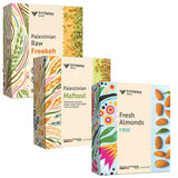 Palästina Spar-Set: Freekeh, Maftoul & Mandeln - Rift Valley Farms EU