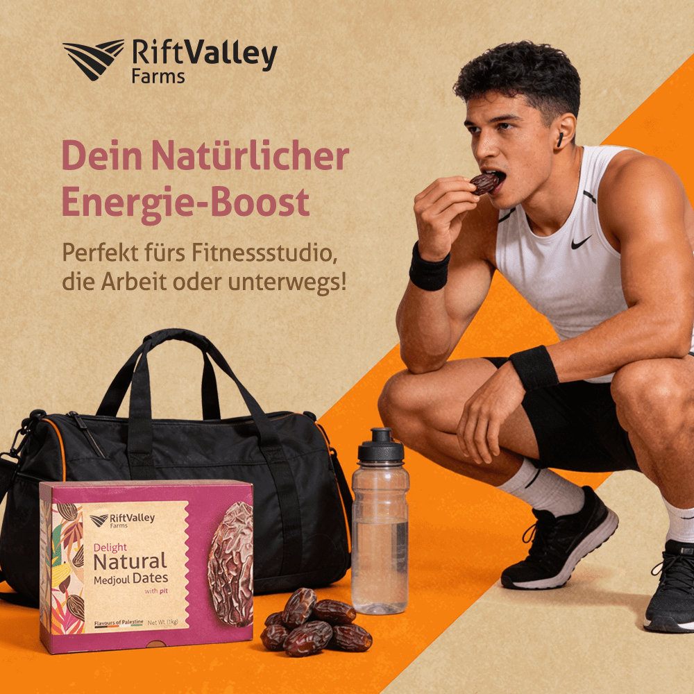 Palästinensiche Medjool Datteln Delight 1KG - Rift Valley Farms EU