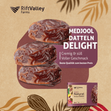 Palästinensiche Medjool Datteln Delight 1KG - Rift Valley Farms EU