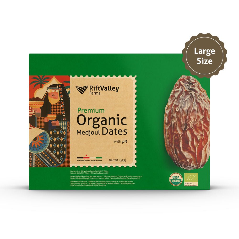 Premium Bio Medjool Datteln aus Jordanien 5KG - Rift Valley Farms EU