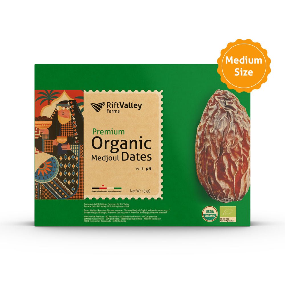 Premium Bio Medjool Datteln aus Jordanien 5KG - Rift Valley Farms EU