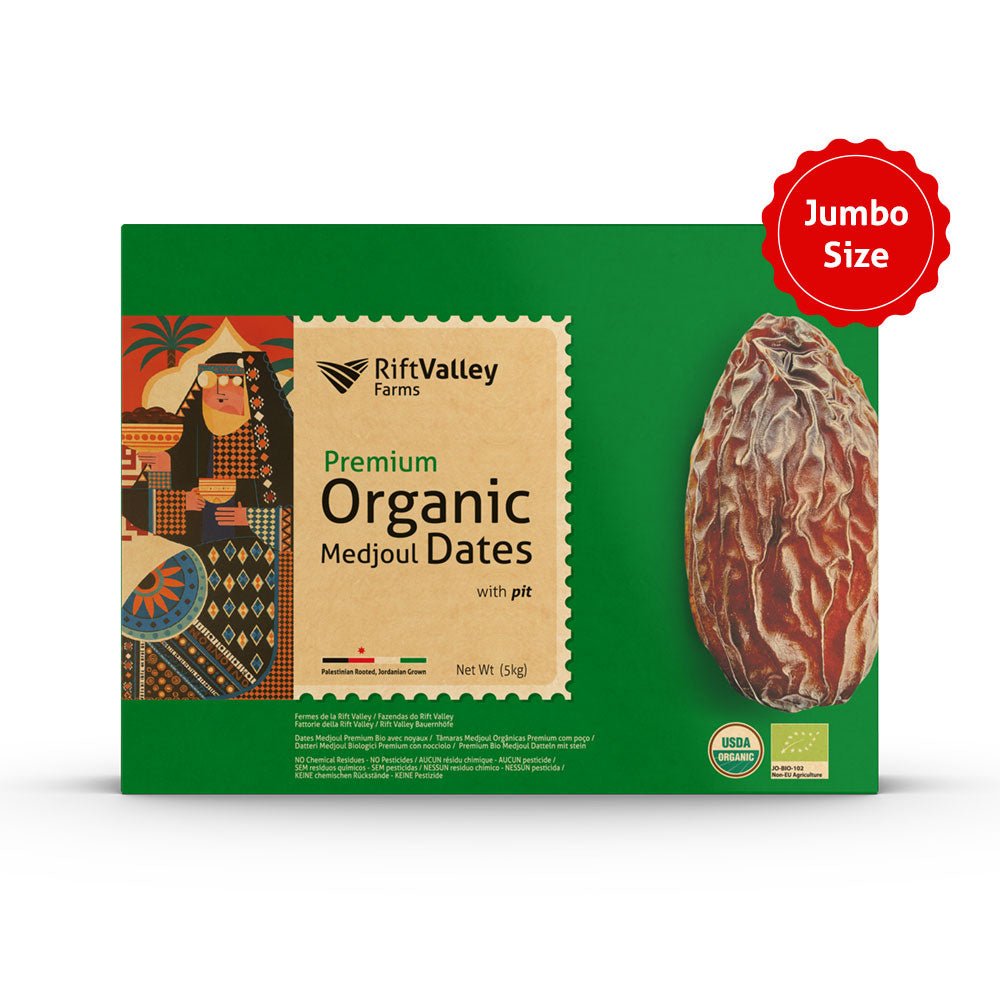 Premium Bio Medjool Datteln aus Jordanien 5KG - Rift Valley Farms EU
