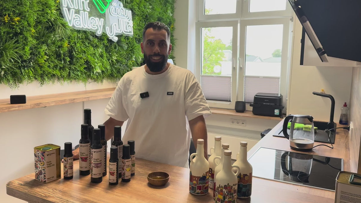 Extra Natives Olivenöl aus Palästina Aktuelle Ernte