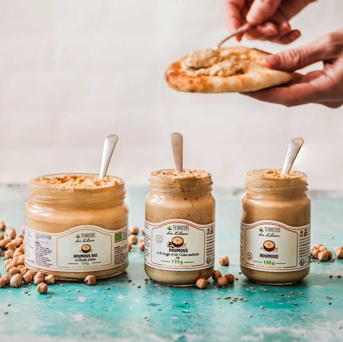 Terroirs du Liban Sommertrüffel-Hummus 135 g Trüffel-Kichererbsen – product view 4