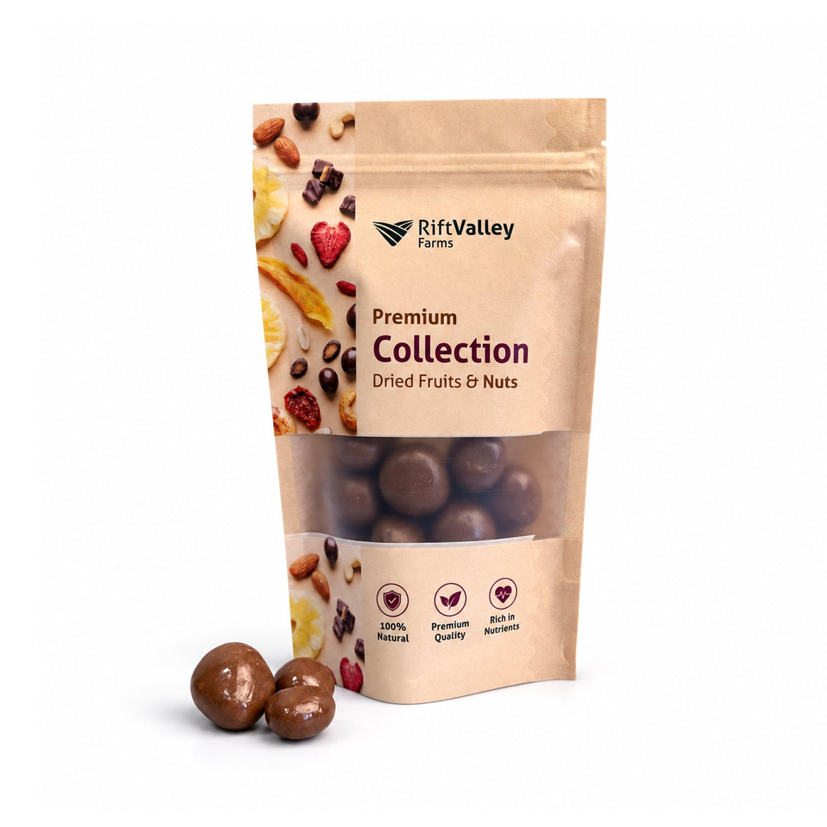 Vollmilch-Erdbeeren 150 g Schoko-Früchte Rift Valley Farms